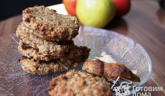 постный десерт из яблок и кокоса