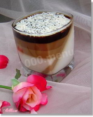 Шоколадное желе