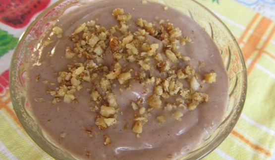 шоколадный пудинг молочный