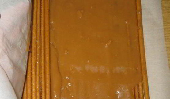 сладкая колбаска из соломки