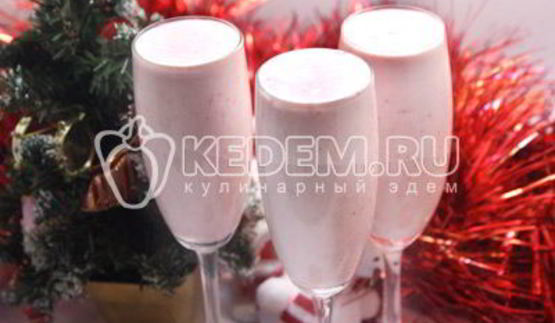 сливочный десерт новогодний