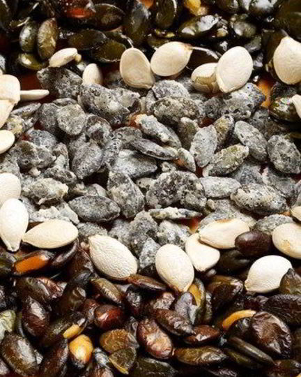 Рецепт соленых жареных тыквенных семечек с тимьяном