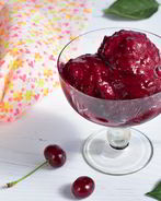 Сорбет из жареной вишни