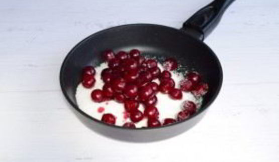 сорбет из жареной вишни