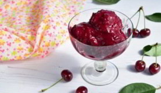 сорбет из жареной вишни