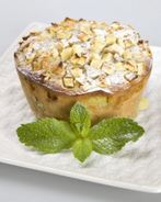 Сухарный пудинг с яблоками