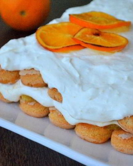 Рецепт тосканского творожного десерта с апельсинами