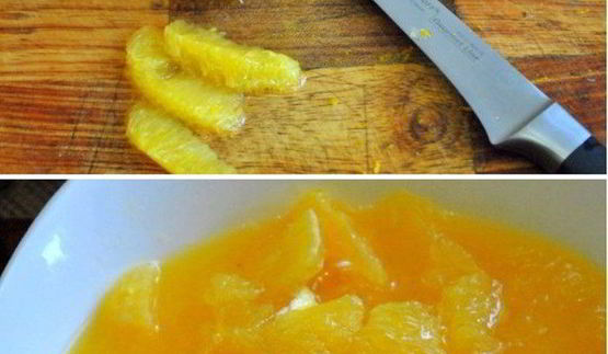 тосканский творожный десерт с апельсинами