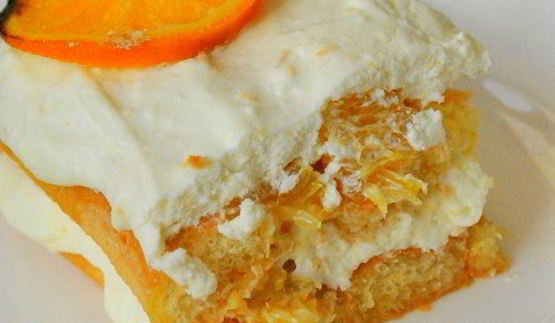 тосканский творожный десерт с апельсинами