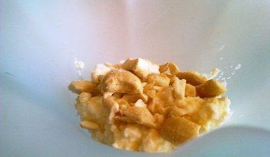 творожно-фруктовый десерт