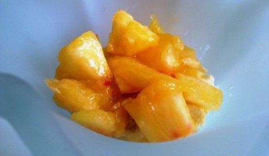 творожно-фруктовый десерт