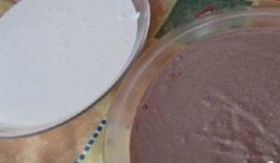 творожно-шоколадное желе