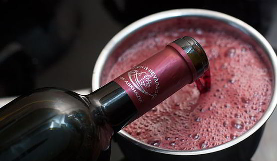 творожный пудинг с соусом из кагора