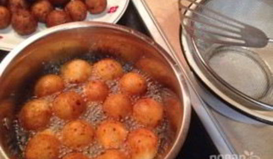 творожные шарики в масле