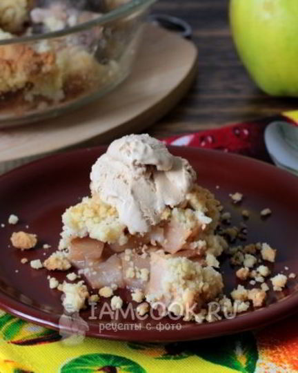 Рецепт яблочного крамбла