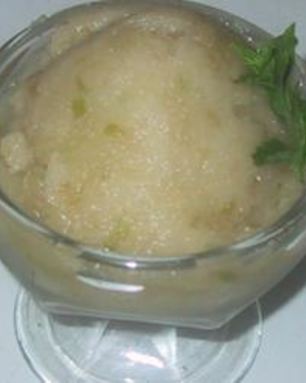 Яблочный сорбет с медом