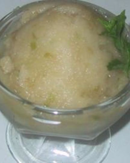 Рецепт яблочного сорбета с медом