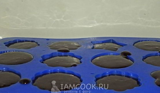 замороженный десерт из черники