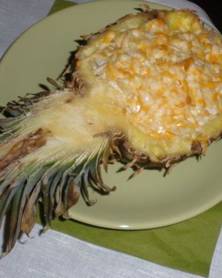 Рецепт запеченых ананасов тропик