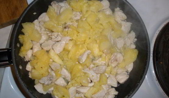 запеченые ананасы тропик