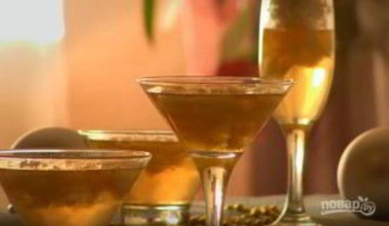 желе из шампанского