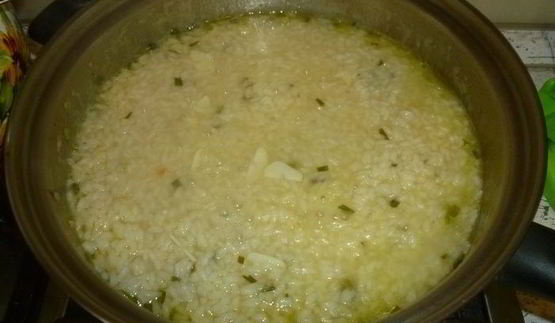 аранчини с горошком и крабовым мясом