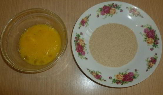 аранчини с горошком и крабовым мясом