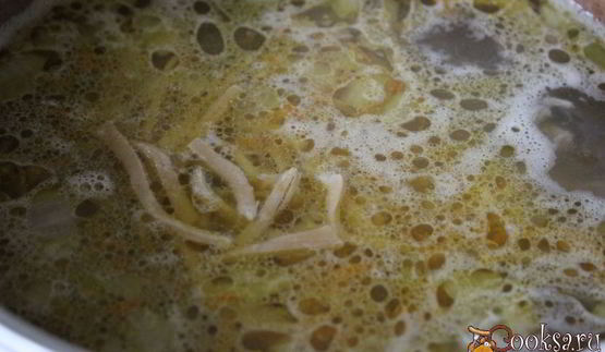 домашняя лапша с курицей