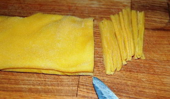 домашняя яичная лапша