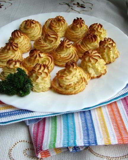 Рецепт гарнира из картофеля герцогиня