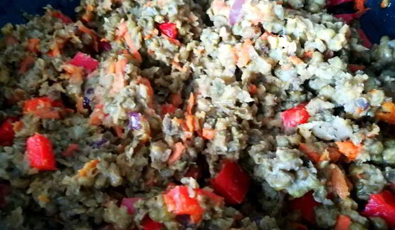 гарнир из маша с овощами