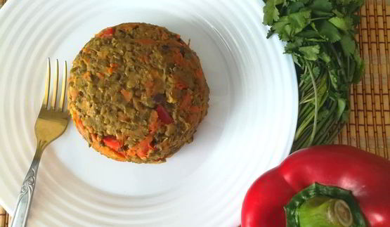 гарнир из маша с овощами