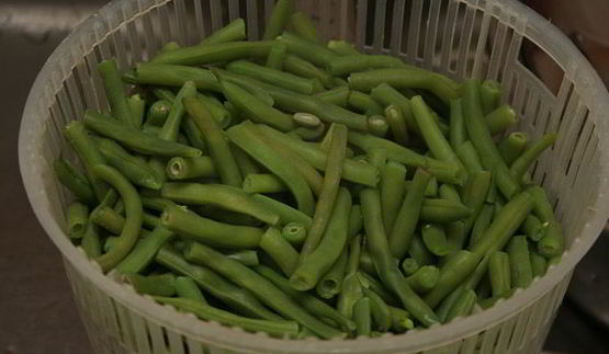 гарнир из стручковой фасоли