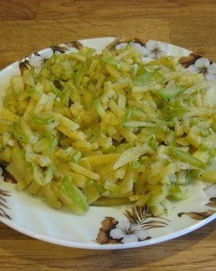 Гарнир к жареным кабачкам