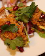 Чечевица с авокадо