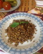 Чечевица с имбирем и лимонной цедрой