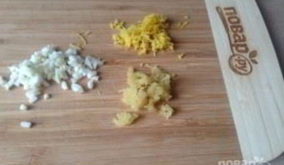 чечевица с имбирем и лимонной цедрой