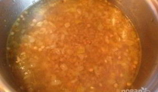 чечевица с имбирем и лимонной цедрой