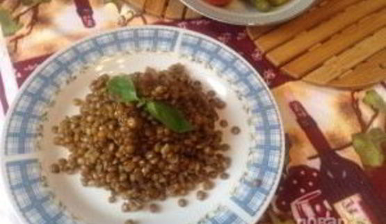 чечевица с имбирем и лимонной цедрой