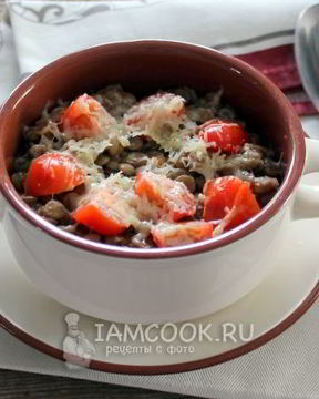 Чечевица с сыром