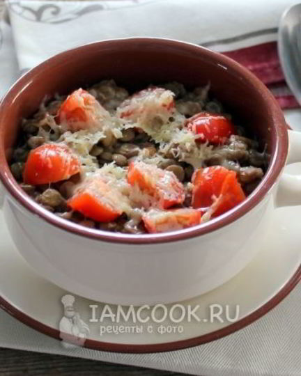 Рецепт чечевицы с сыром