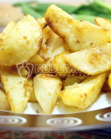 Рецепт картофеля дольками в духовке