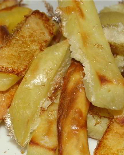 Рецепт картофеля фри без масла