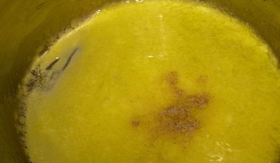 картофель и спаржа с мятой и лимонным маслом