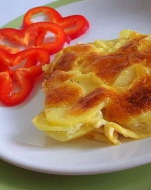 Картофель под сыром
