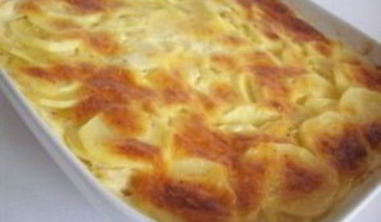 картофель под сыром