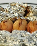 Картофель с чесноком