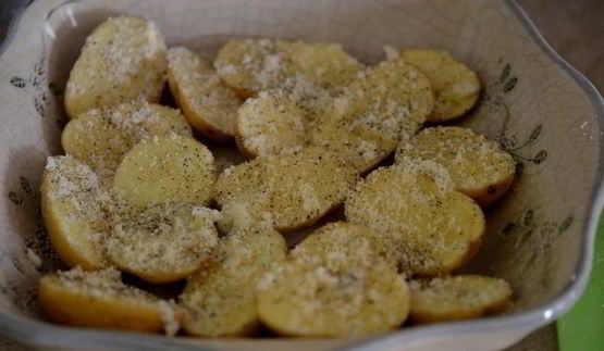 картофель с лимонно-чесночным вкусом