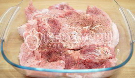 картофель с мясом в духовке