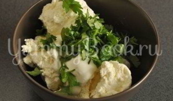 картофель с творогом